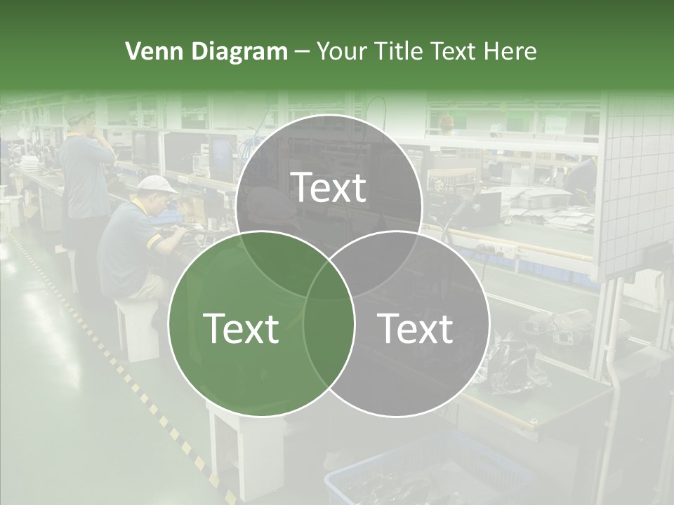 Female Touching Hand PowerPoint Template