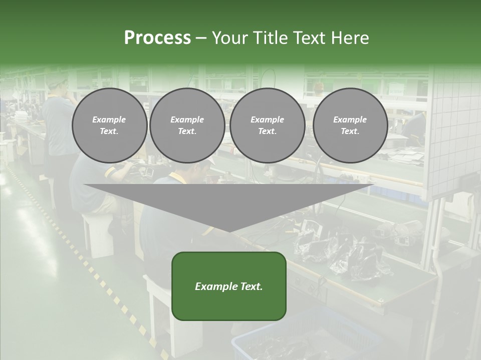 Female Touching Hand PowerPoint Template