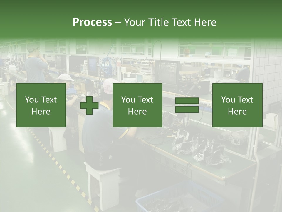 Female Touching Hand PowerPoint Template