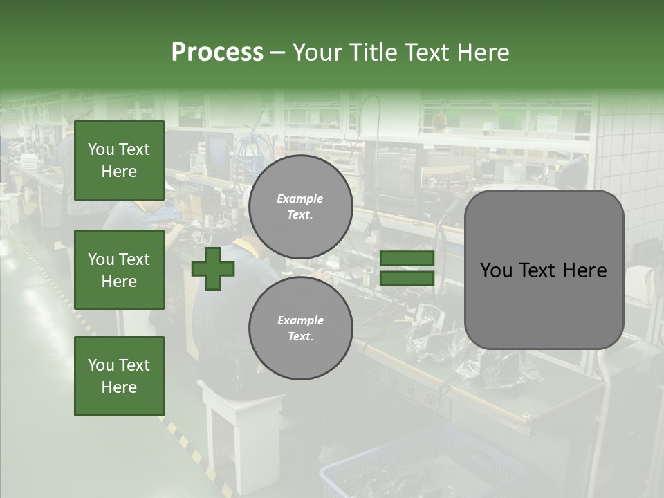 Female Touching Hand PowerPoint Template