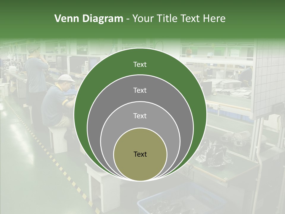 Female Touching Hand PowerPoint Template