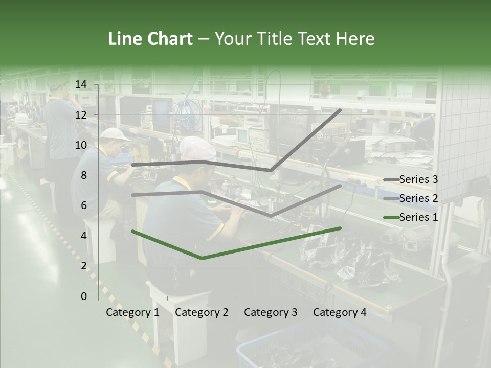 Female Touching Hand PowerPoint Template