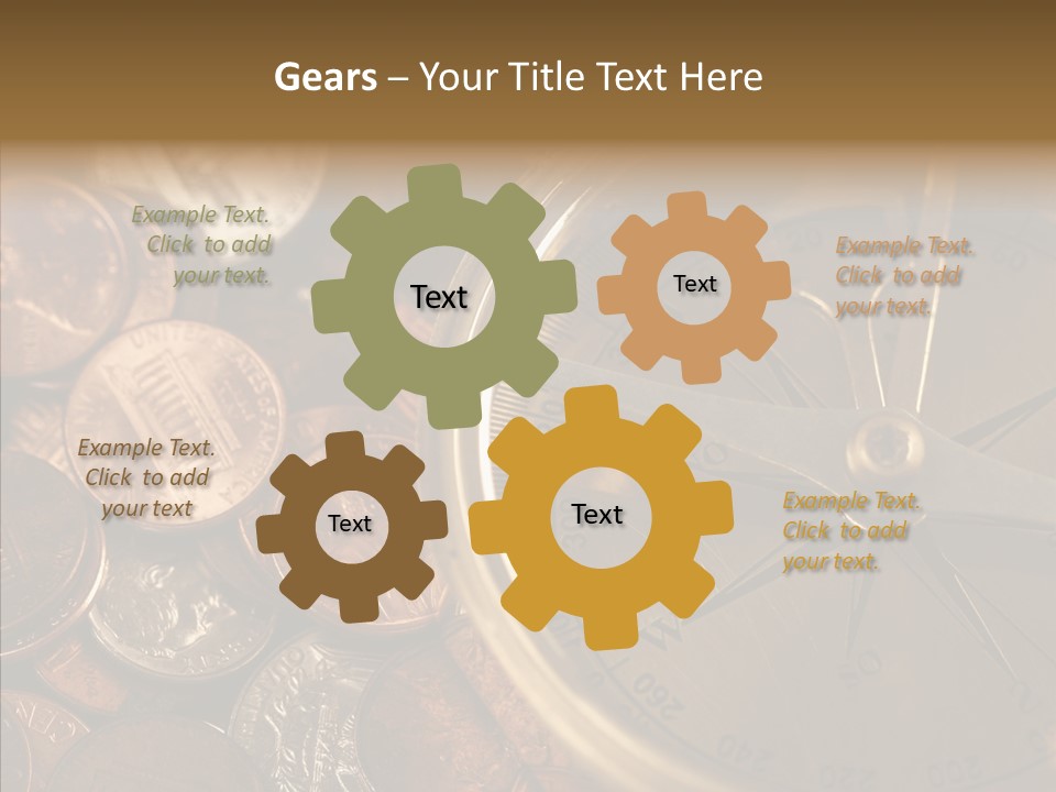 Female Elderly Two PowerPoint Template