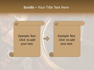 Female Elderly Two PowerPoint Template