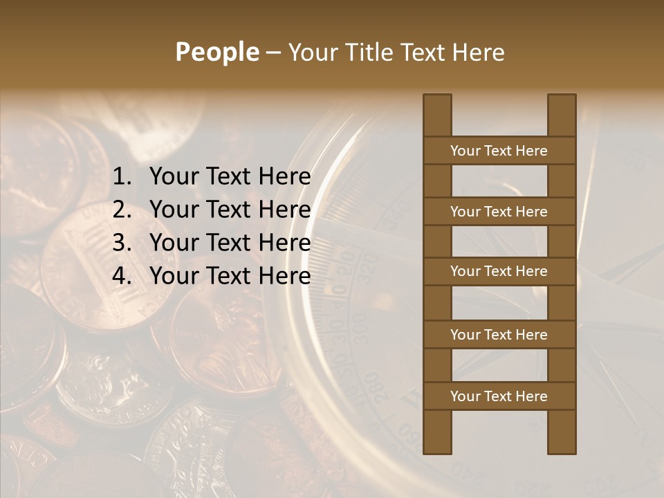 Female Elderly Two PowerPoint Template