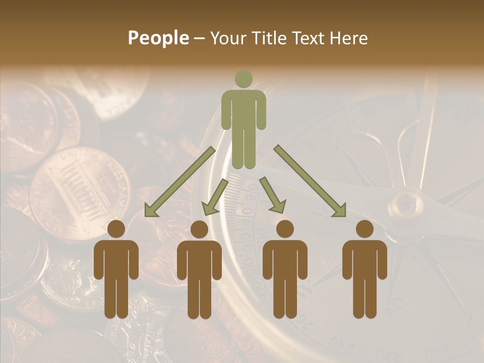 Female Elderly Two PowerPoint Template