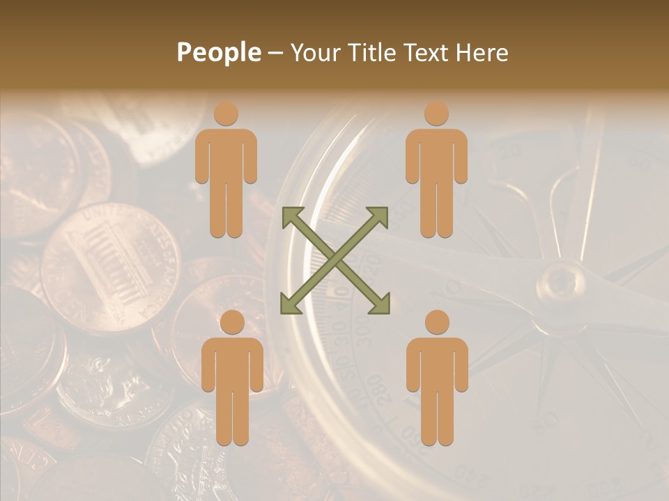 Female Elderly Two PowerPoint Template