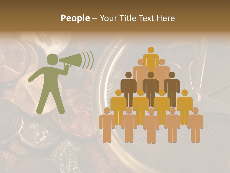 Female Elderly Two PowerPoint Template