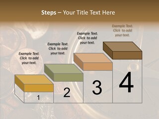 Female Elderly Two PowerPoint Template