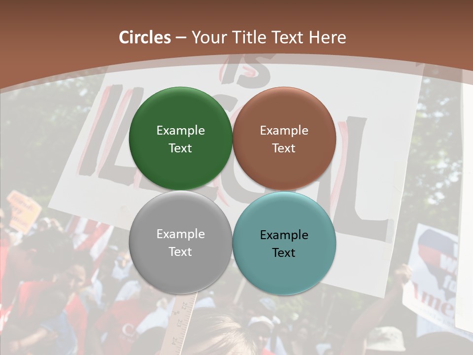 Helping Hand Holding Hands Close Up PowerPoint Template