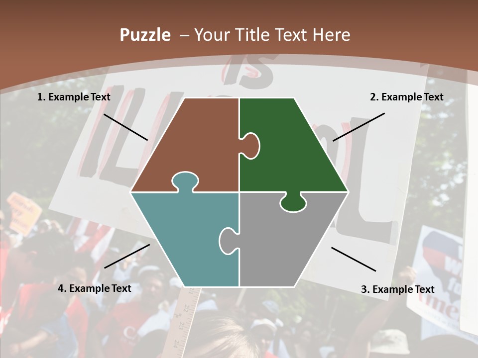 Helping Hand Holding Hands Close Up PowerPoint Template