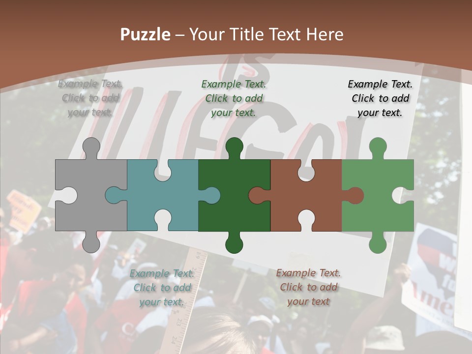 Helping Hand Holding Hands Close Up PowerPoint Template