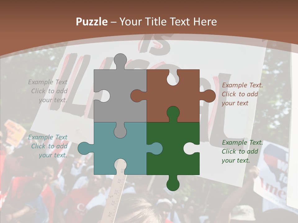 Helping Hand Holding Hands Close Up PowerPoint Template