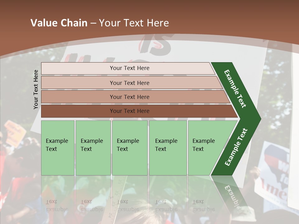 Helping Hand Holding Hands Close Up PowerPoint Template