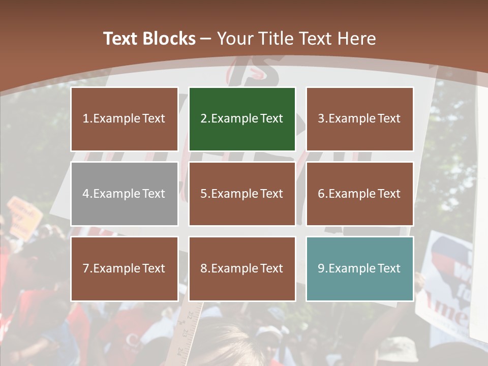 Helping Hand Holding Hands Close Up PowerPoint Template