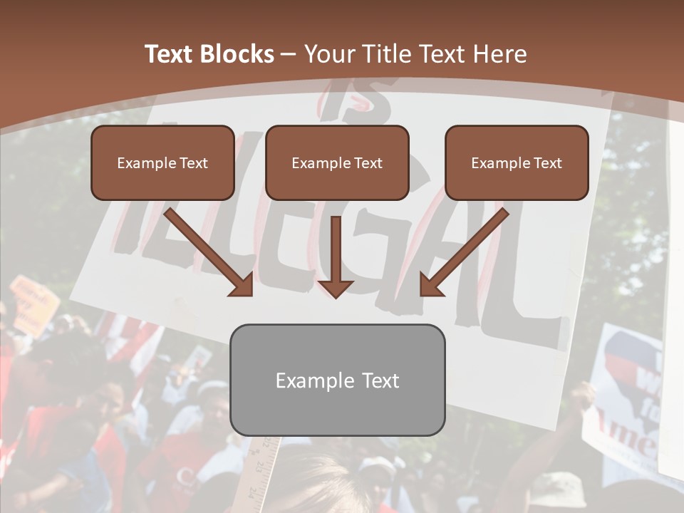 Helping Hand Holding Hands Close Up PowerPoint Template