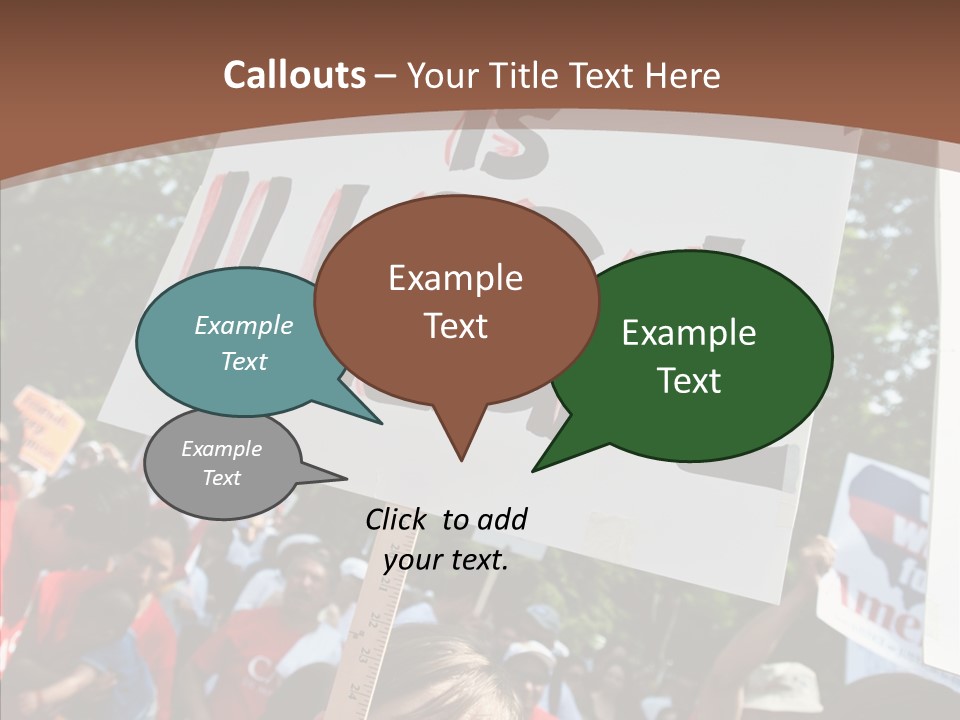 Helping Hand Holding Hands Close Up PowerPoint Template