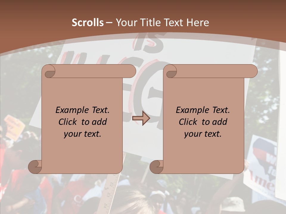 Helping Hand Holding Hands Close Up PowerPoint Template
