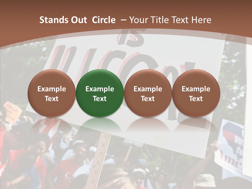 Helping Hand Holding Hands Close Up PowerPoint Template