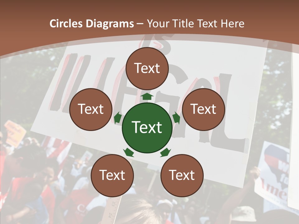 Helping Hand Holding Hands Close Up PowerPoint Template