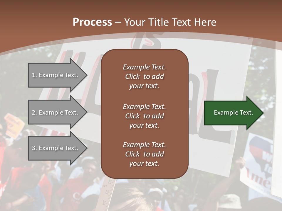 Helping Hand Holding Hands Close Up PowerPoint Template