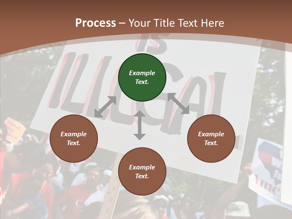 Helping Hand Holding Hands Close Up PowerPoint Template
