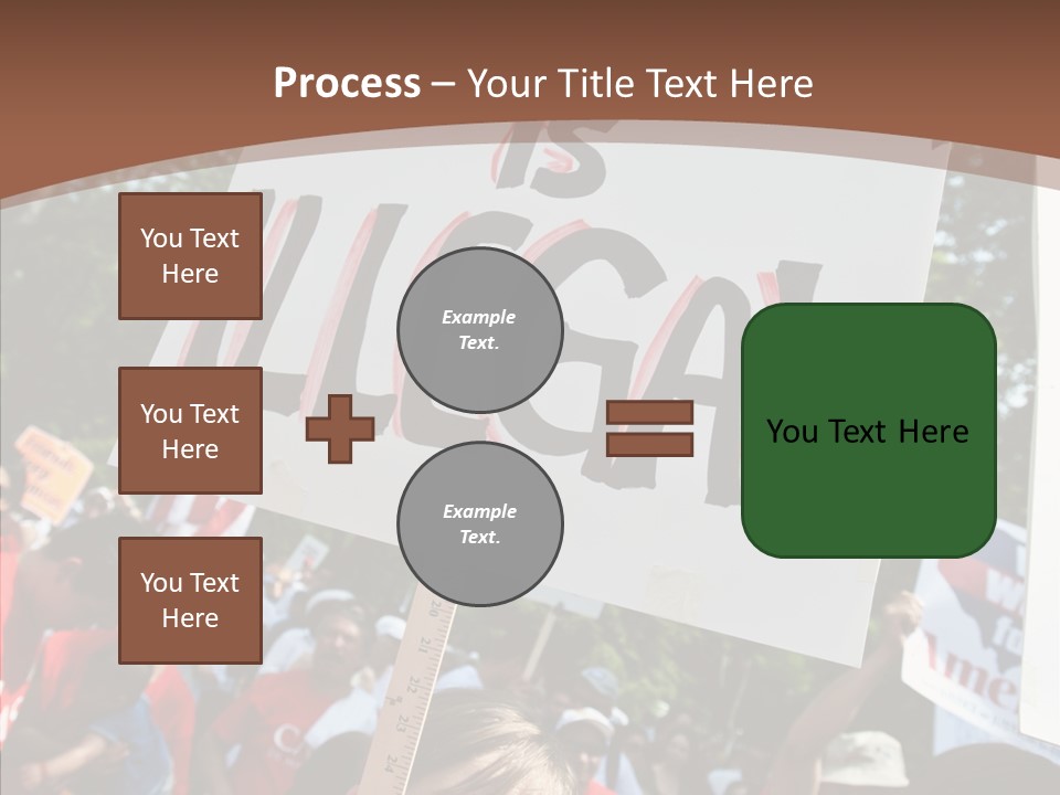 Helping Hand Holding Hands Close Up PowerPoint Template