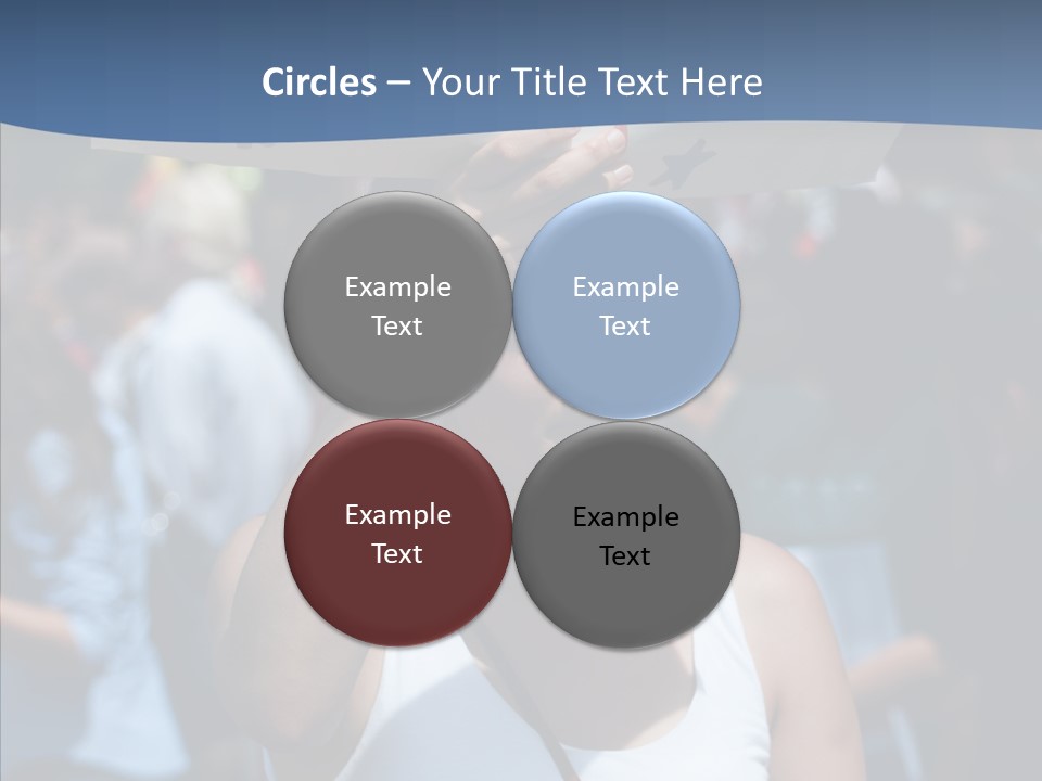 Togetherness Elderly Caregiver PowerPoint Template