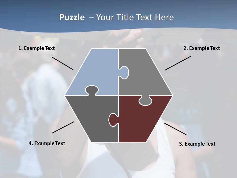 Togetherness Elderly Caregiver PowerPoint Template