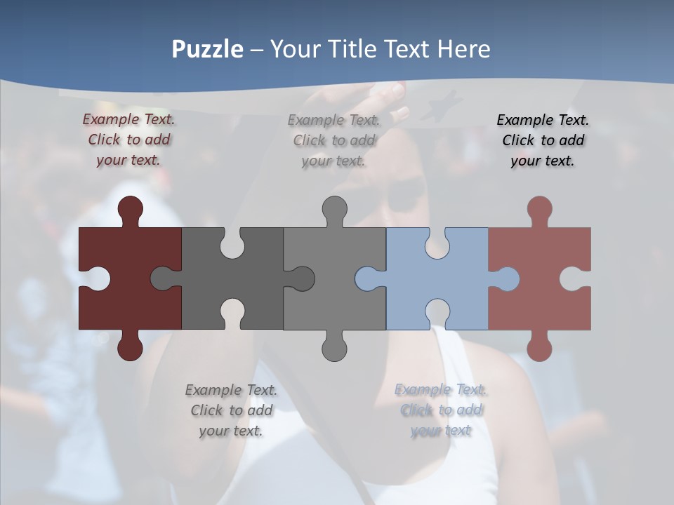 Togetherness Elderly Caregiver PowerPoint Template