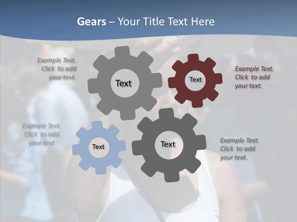 Togetherness Elderly Caregiver PowerPoint Template