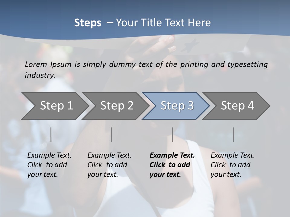Togetherness Elderly Caregiver PowerPoint Template