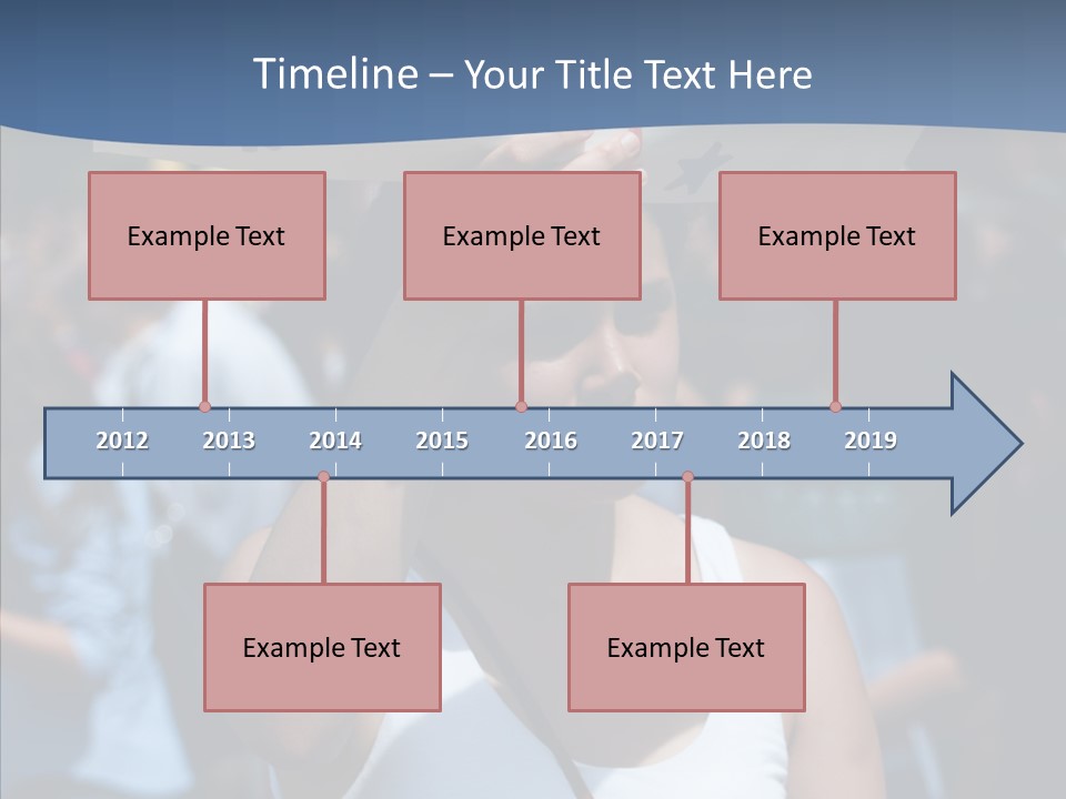 Togetherness Elderly Caregiver PowerPoint Template