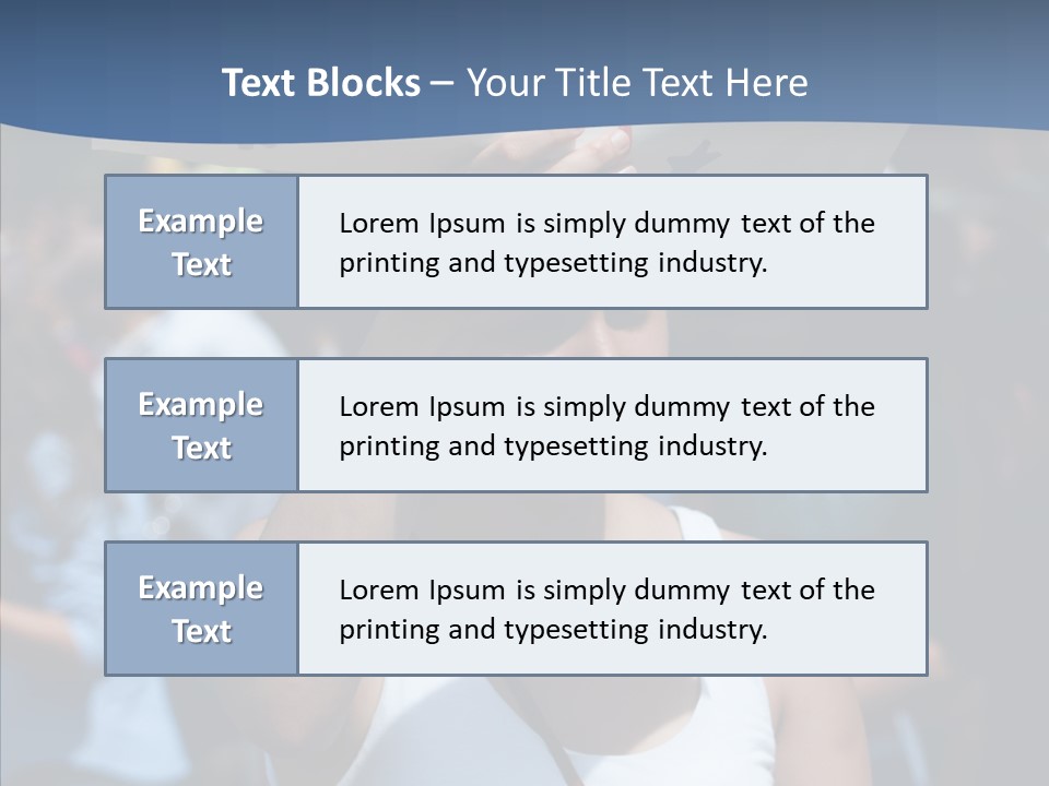Togetherness Elderly Caregiver PowerPoint Template