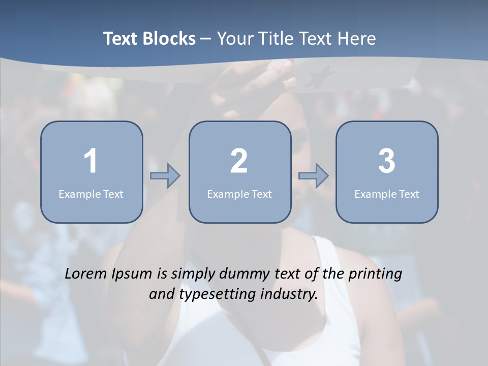 Togetherness Elderly Caregiver PowerPoint Template