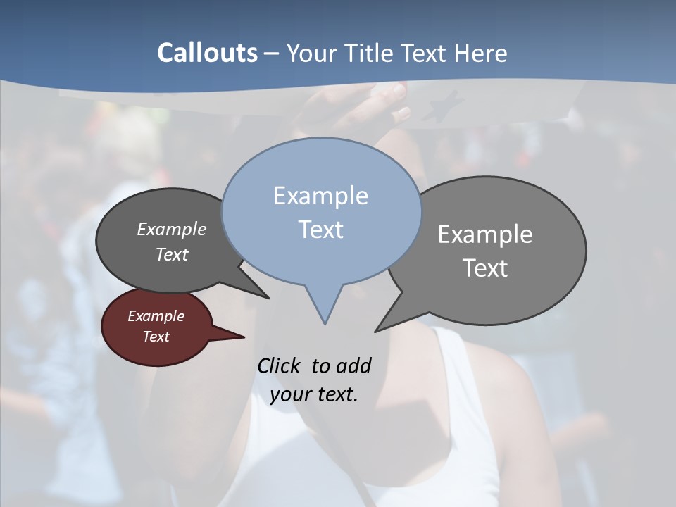 Togetherness Elderly Caregiver PowerPoint Template