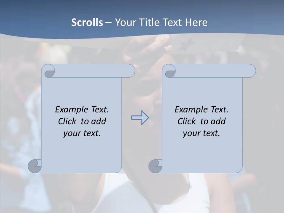 Togetherness Elderly Caregiver PowerPoint Template