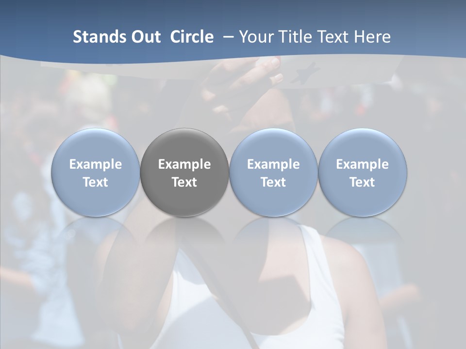 Togetherness Elderly Caregiver PowerPoint Template