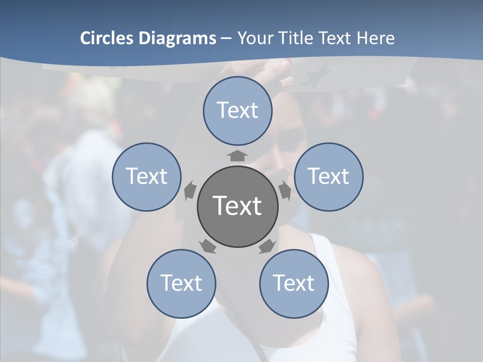 Togetherness Elderly Caregiver PowerPoint Template