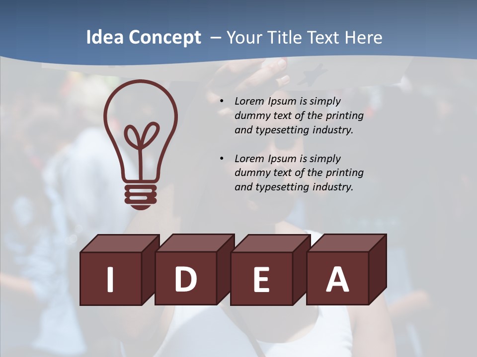 Togetherness Elderly Caregiver PowerPoint Template