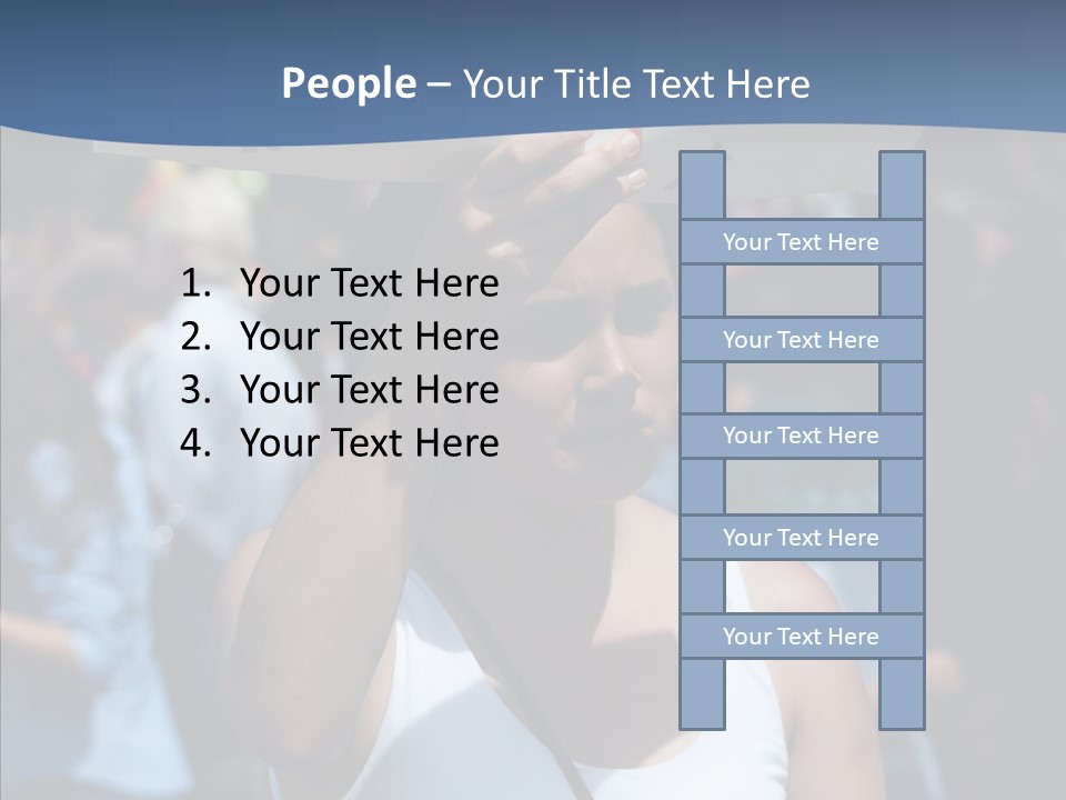 Togetherness Elderly Caregiver PowerPoint Template