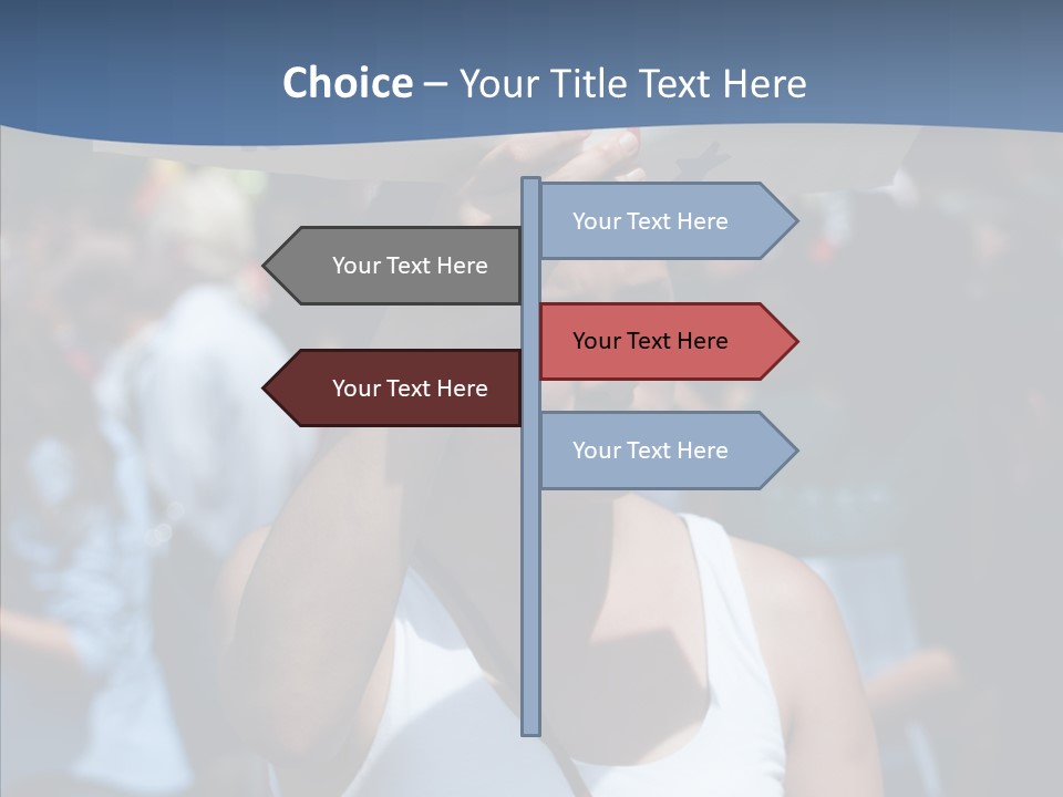 Togetherness Elderly Caregiver PowerPoint Template