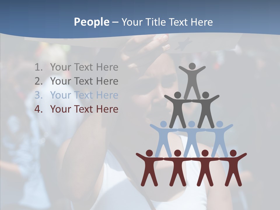 Togetherness Elderly Caregiver PowerPoint Template