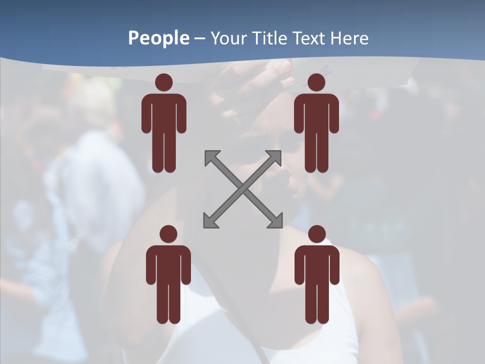 Togetherness Elderly Caregiver PowerPoint Template