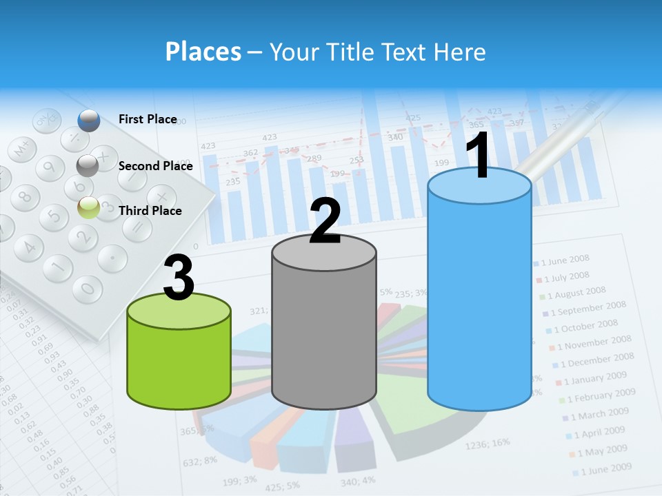 White Hand Background PowerPoint Template