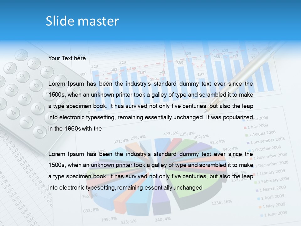 White Hand Background PowerPoint Template