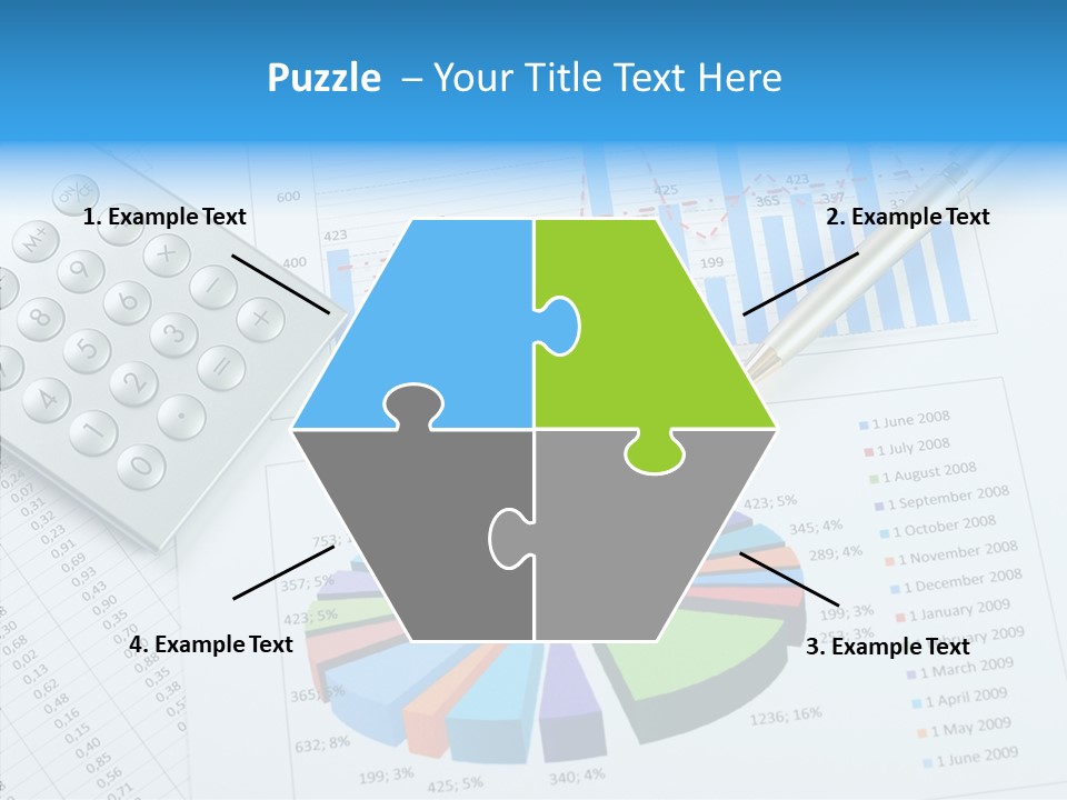 White Hand Background PowerPoint Template