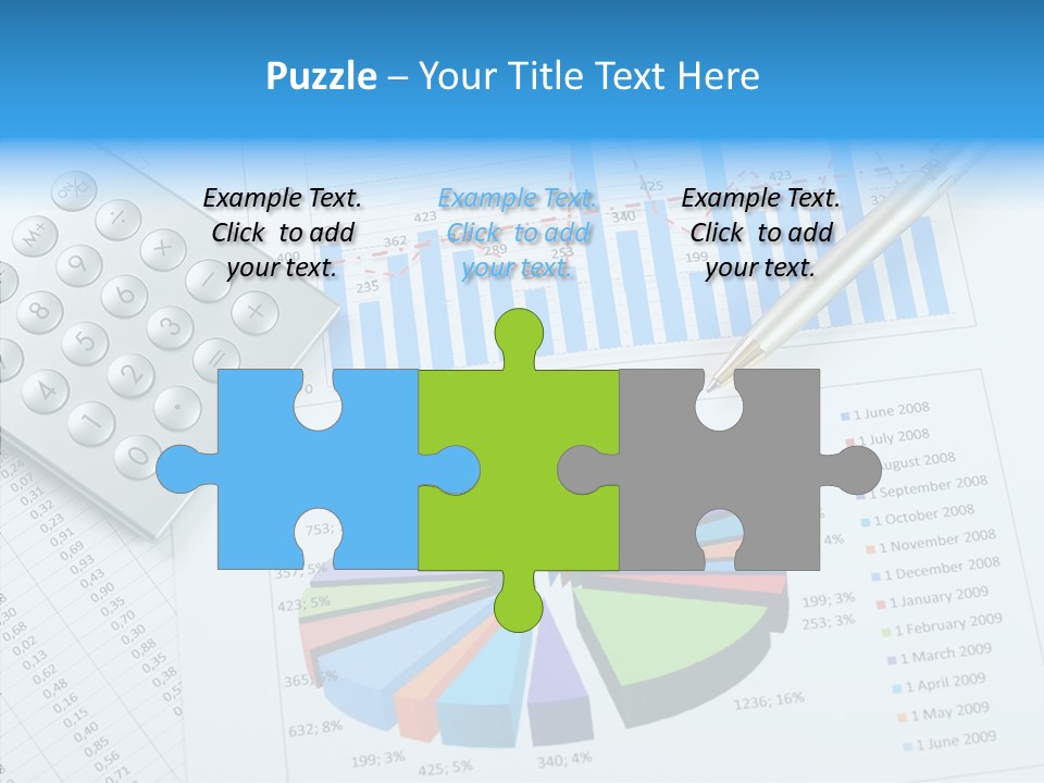 White Hand Background PowerPoint Template