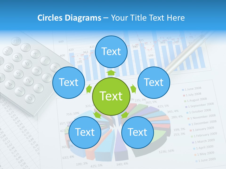 White Hand Background PowerPoint Template