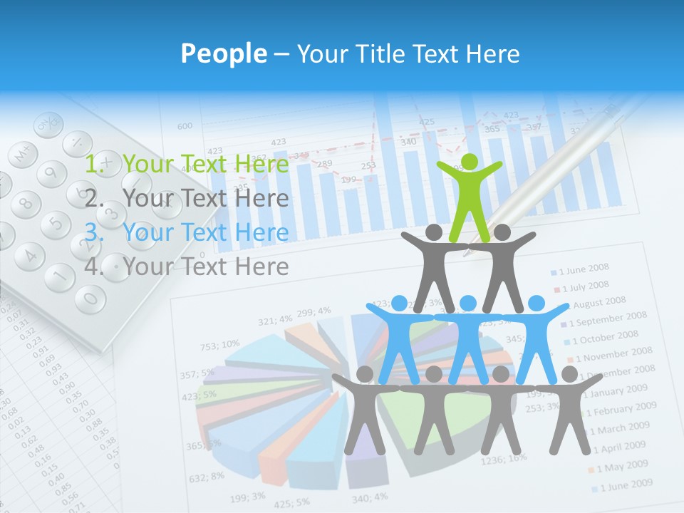 White Hand Background PowerPoint Template